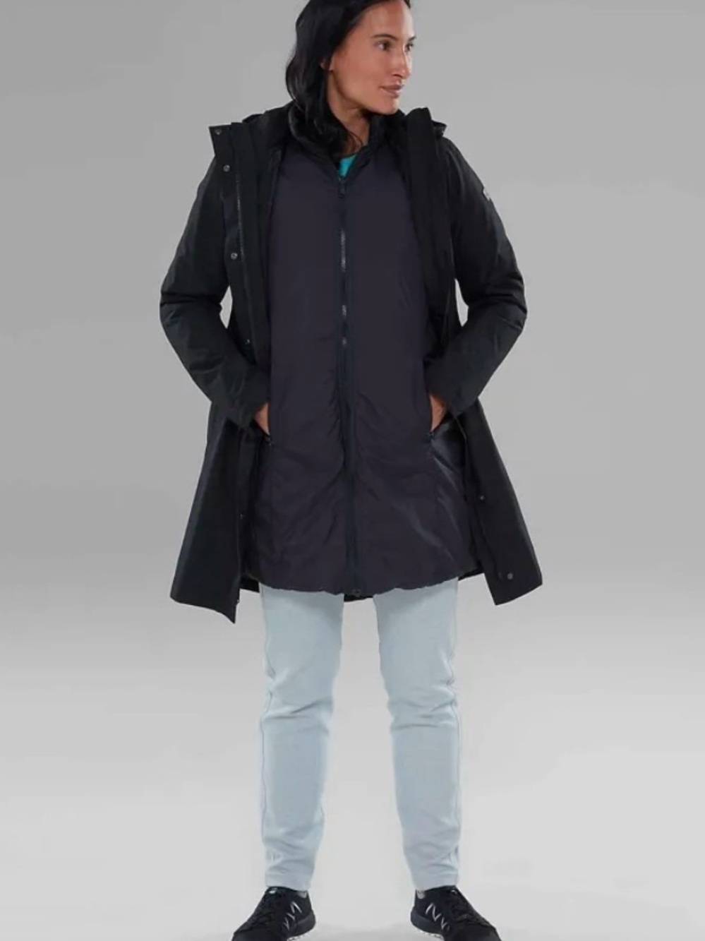THE NORTH FACE Triclimate Primaloft Coat, black